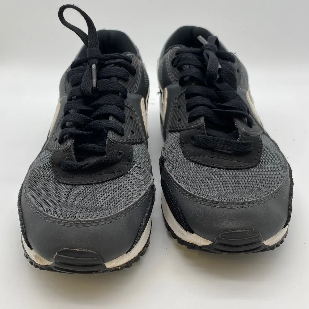 Nike Air Max 90 Mens 8 Black Off Noir Black White CN8490-002 Low Top Sneakers